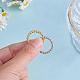 925 anillo antiansiedad con cuentas de plata esterlina anillo de puño ajustable abierto con cuentas spinner fidget anillo de pulgar regalo de joyería para mujeres y hombres JR956A-3