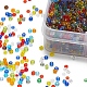 8 couleurs perles de rocaille en verre SEED-YW0001-56-4