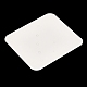 単語付き紙ディスプレイカード ステンレススチール  ピアスに使用  正方形  ホワイト  5.5x5x0.05cm CDIS-L009-08-3
