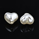 Perles d'imitation perles en plastique ABS X-OACR-N008-139-3