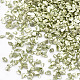 Cuentas de semillas de vidrio plateadas fgb SEED-S020-03C-08-2