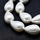 Electroplate Shell Pearl Beads Strands BSHE-G010-12x16mm-01-3