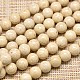Natural Fossil Round Beads Strands G-I108-10mm-1