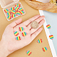 SUNNYCLUE 1 Box 30Pcs Rainbow Heart Enamel Charms LGBT Pride Love is Love Charms for Jewelry Making Charms Rainbow Stripe Love Charm Earring Making Supplies Necklace Bracelet Crafting Accessories ENAM-SC0002-86-3