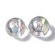Placage uv perles acryliques irisées arc-en-ciel PACR-E001-06-2