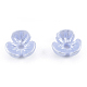 Tapas de abalorios de perlas de imitación de resina X-RESI-N036-01A-4