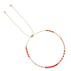 Bracelet en perles de verre tressées CG0646-15-1