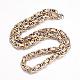 201 Stainless Steel Byzantine Chain Necklaces NJEW-K062-01C2-8mm-1