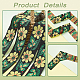 Polyesterband mit Blumenmuster im ethnischen Stil OCOR-WH0047-47-8