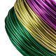 JEWELEADER 10 Colors 320 Feet Aluminum Wire 12 15 18 20 Gauge Bendable Metal Craft Wire Flexible Sculpting Beading Wire for DIY Wrapped Jewelry Manual Arts Making Rainbow Projects AW-PH0001-01-2.0mm-5