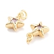 Подвеска из латуни с фианитами KK-P271-38A-02G-2