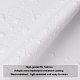 Gorgecraft 1 foglio rettangolo pvc pelle tessuto autoadesivo DIY-GF0004-20A-4