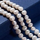 Fili di perle di perle d'acqua dolce coltivate naturali PEAR-I004-08A-5