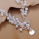 Exquisite Brass Grape Charm Bracelets For Women BJEW-BB12592-5