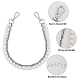 Chgcraft 2 pz 2 colori plastica imitazione perla perline manici per borsa a doppio filo DIY-CA0005-93-3