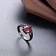 Gorgeous Brass Cubic Zirconia Finger Rings RJEW-BB23295-9A-6