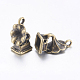 Tibetan Style Alloy Charms Pendants in Ancient Look TIBEP-A14229-AB-FF-2