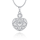 Fashion Tin Alloy Pendant Necklaces NJEW-BB21640-1