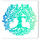 Gorgecraft Pochoir arbre de vie 12x12 DIY-WH0244-144-1