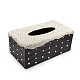 Shining Cuboid Paperboard Tissue Boxes AJEW-L013-01-1