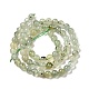 Chapelets de perles en préhnite naturelle G-S333-6mm-032-4