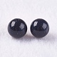 Perles en synthétique de goldstone bleu X-G-K275-25-6mm-2