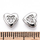 Brass Micro Pave Cubic Zirconia Beads FIND-Z035-18P-3