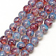 Chapelets de perles en verre peint X-DGLA-Q023-6mm-DB69-1