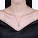 Trendy 925 Sterling Silver Pendant Necklaces NJEW-BB22389-2
