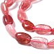 Natürlichen Erdbeere Quarzperlen Stränge G-G018-44-3