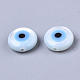 Perlas de concha de nácar de concha blanca natural X-SSHEL-N034-51-2