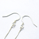 925 Sterling Silver Earring Hooks Findings STER-I014-27S-3