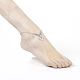 Cavigliera sintetica con charms alle cavigliere AJEW-AN00234-02-4