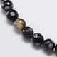 Natural Fire Agate Beads Strands G-L084-8mm-19-2