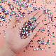 PandaHall Elite About 4640 Pcs Faceted Flat Round No Hot Fix Acrylic Rhinestones Cabochons Glitter Diamond Gems Decorations Diameter 2~6mm 8 Colors for Cell Phone Nail Art GACR-PH0008-02-3