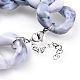 Imitation Gemstone Style Acrylic Bracelets BJEW-JB04583-03-3