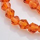 Faceted Bicone Glass Beads Strands X-EGLA-P017-4mm-06-3