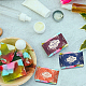 PandaHall Elite 90Pcs 9 Style Rectangle with Flower Pattern & Word Handmade Soap Paper Tag DIY-PH0002-77C-4