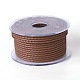 編み紐  革のアクセサリーコード  ジュエリーDIY製版材料  シエナ  3mm  約10.93ヤード（10m）/ロール WL-I003-3mm-C-12-1