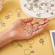 48Pcs 24 Style 12 Constellations Alloy Wine Glass Charms with Rhinestone AJEW-TAC00002-7