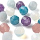 18pcs 6 perles de pierre mélangées naturelles et synthétiques G-FS0001-65-4