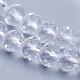 Perlas de cristal de cristal hebras GLAA-D032-3.5x2.5-01-3