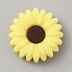 Gänseblümchen-Silikonperlen&nbsp;SIL-WH0001-60B-01-1