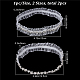 Elastische Brautstrumpfbänder aus Spitze AJEW-WH0258-224-2