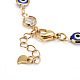 Conjuntos de joyas de collar y pulsera de cadena de eslabones de latón SJEW-JS01190-7