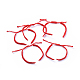 Création de bracelets de corde en nylon tressée X-AJEW-M001-11-1