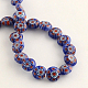 Handmade Millefiori Glass Beads Strands LK-R004-03E-2