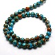 Round Synthetic Imperial Jasper Beads Strands G-I098-4mm-05-3