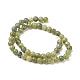 Fili di perle di giada xinyi naturale / cinese del sud G-K287-20-8mm-2