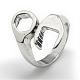 Adjustable Alloy Cuff Finger Rings RJEW-S038-009-1